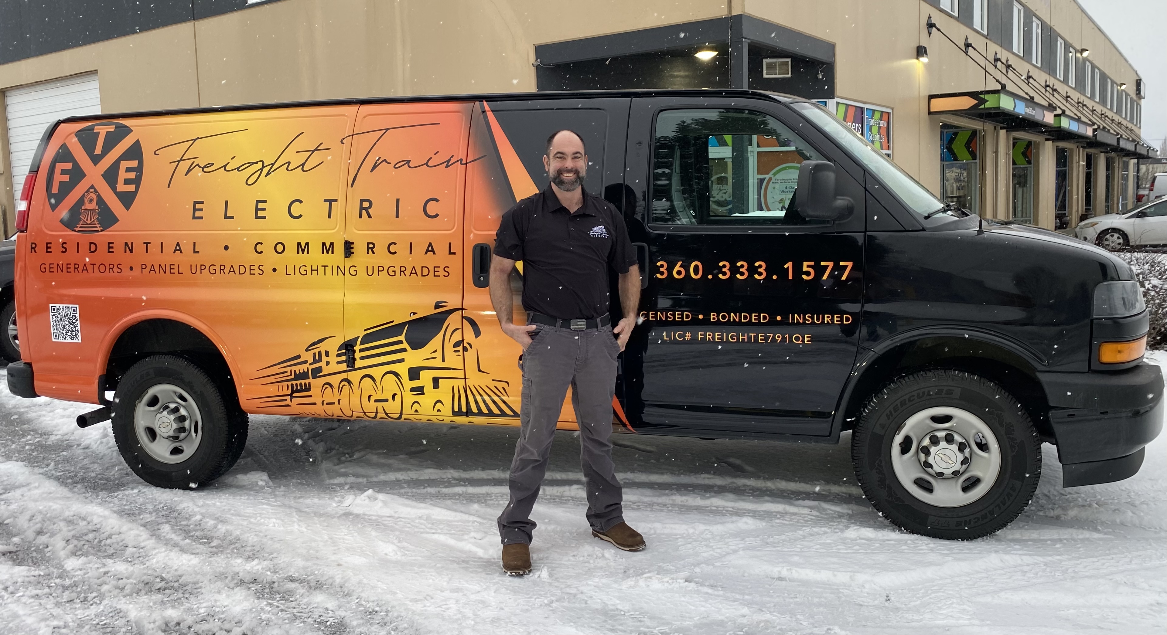 Freight Train Electric Matt Van